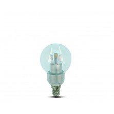 E12 Base LED Globe Bulb 3w  Warm White  White